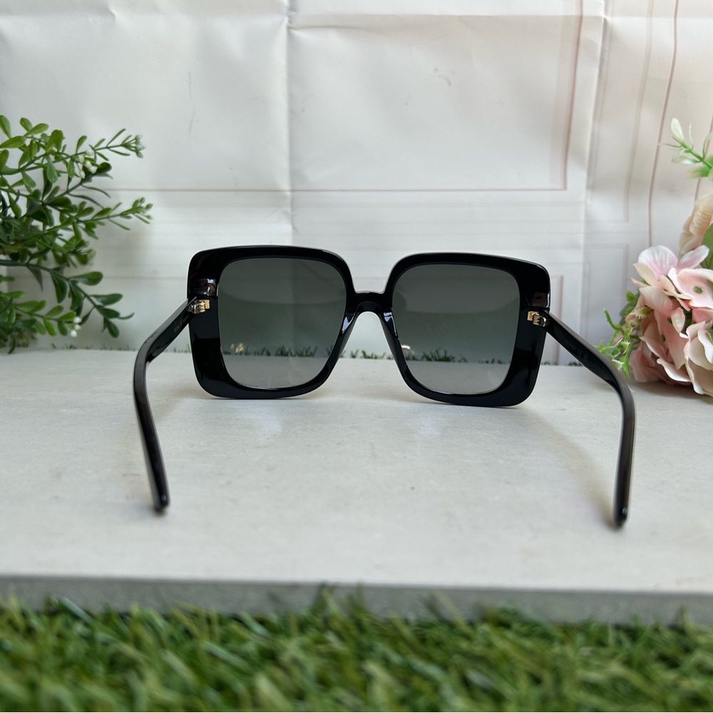 Gucci GG1314S  Sunglasses, Black/Grey Shaded,
55/19/140, Black/Grey/Gold Logo - Picture 8 of 16